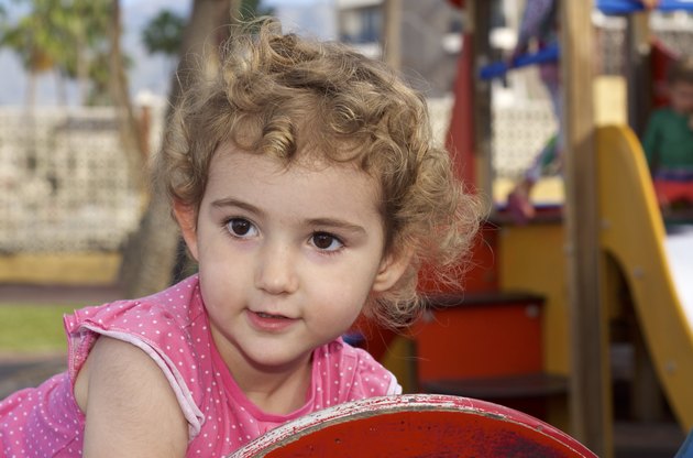 Young child at the playground