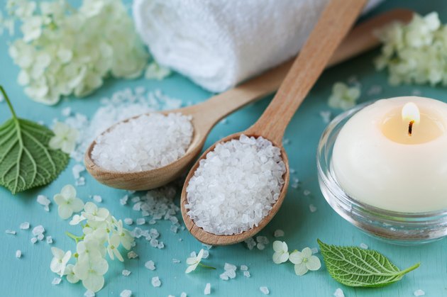 Spa composition, aromatherapy and skincare concept