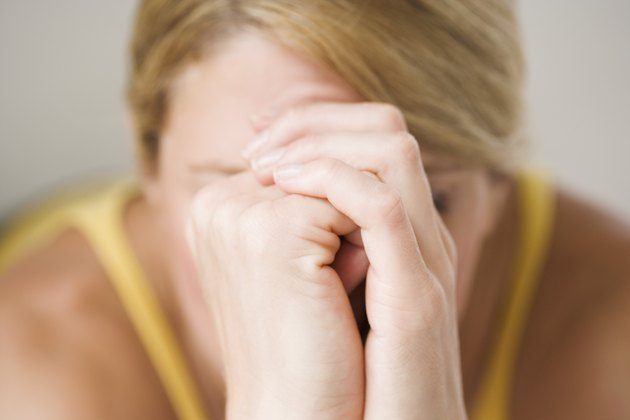 Stressed woman