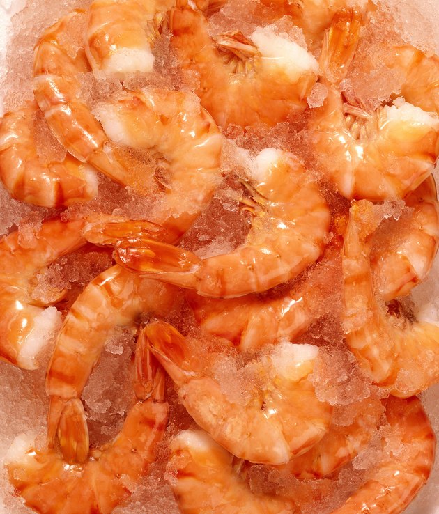 Shrimp on ice