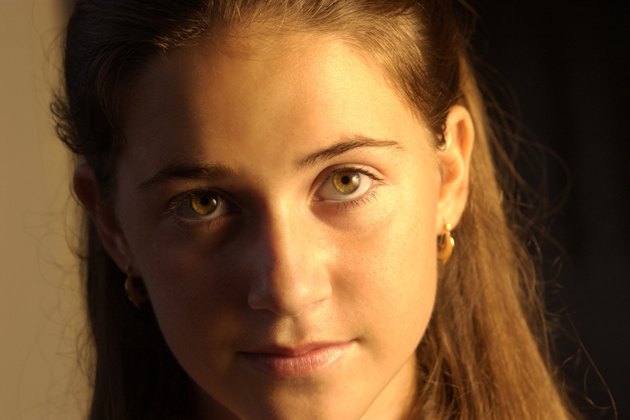 Portrait of teenage girl