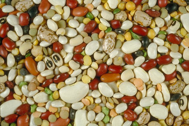 Multicolored legumes