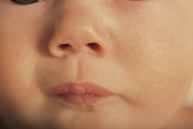 Close-up of face of baby