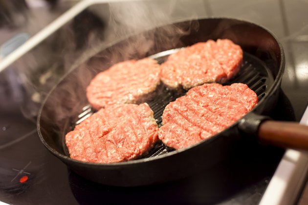 Frying Hamburgers