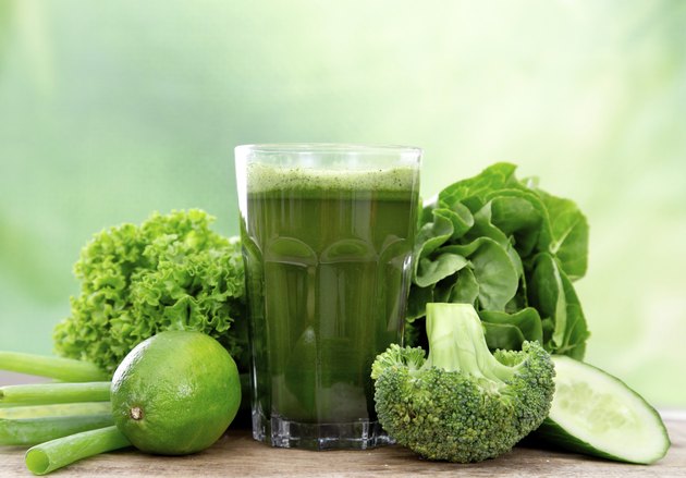 Healthy green juice
