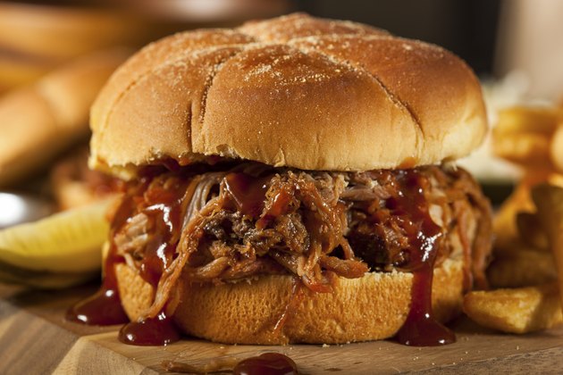 Barbeque Pulled Pork Sandwich