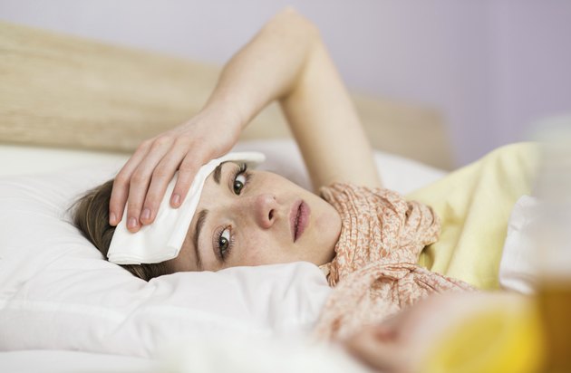Sick woman