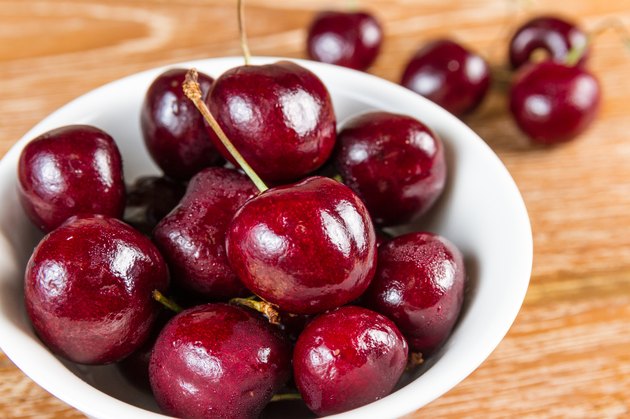 cherry on table