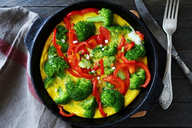 frittata with vegetables