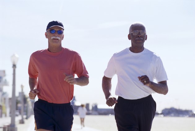 Men jogging