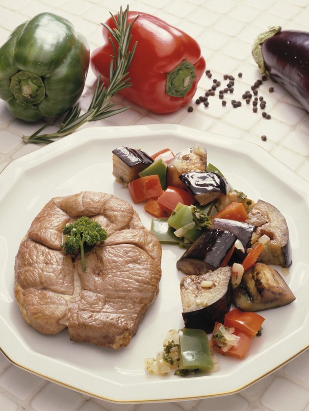 Meat and vegetables meal