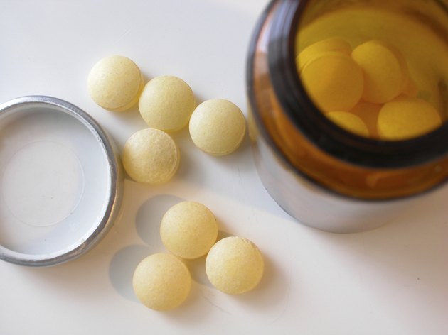 Medicine pills in bottle
