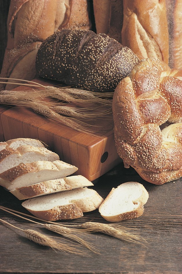 Assorted breads