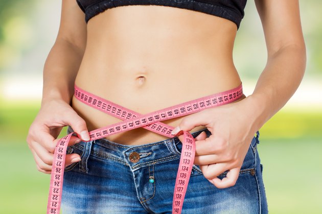 Measuring Perfect Slim Healthy Fitness Waist