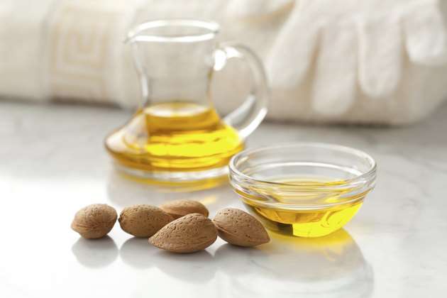 Almond oil and almonds