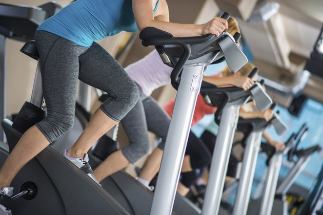 Women Using Exercise Machines
