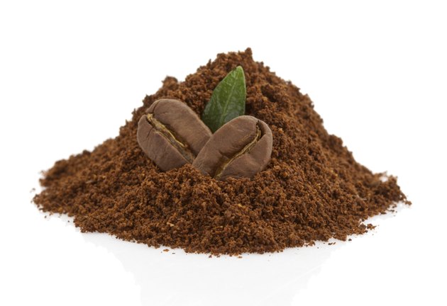 coffee beans on white background