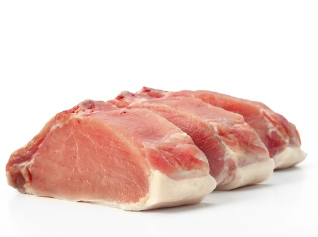 raw pork meat