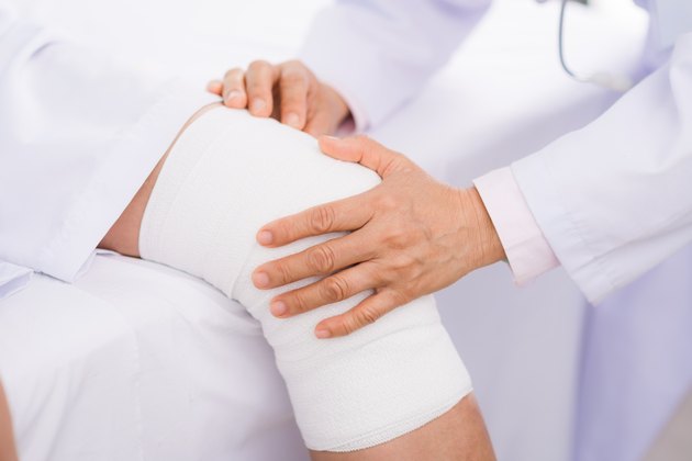 Examining twisted knee