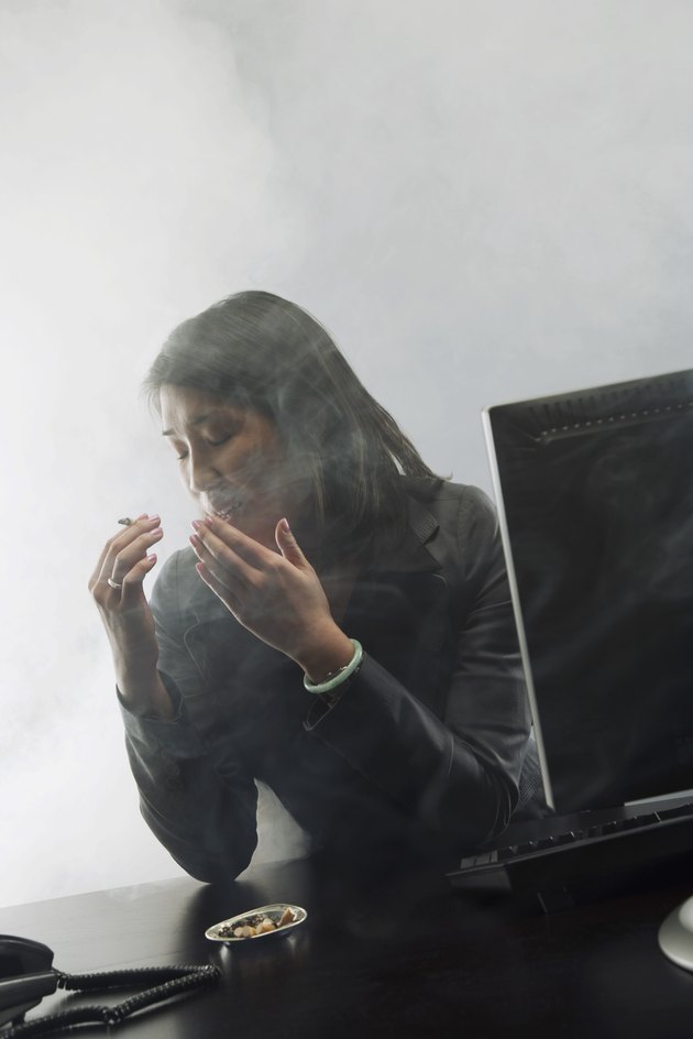 Woman smoking