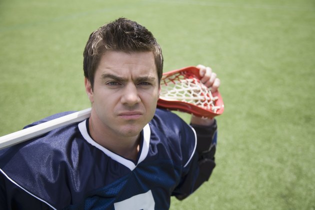 Serious lacrosse player