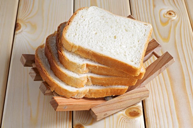 Slices of toast bread