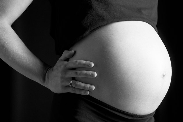 Pregnant belly