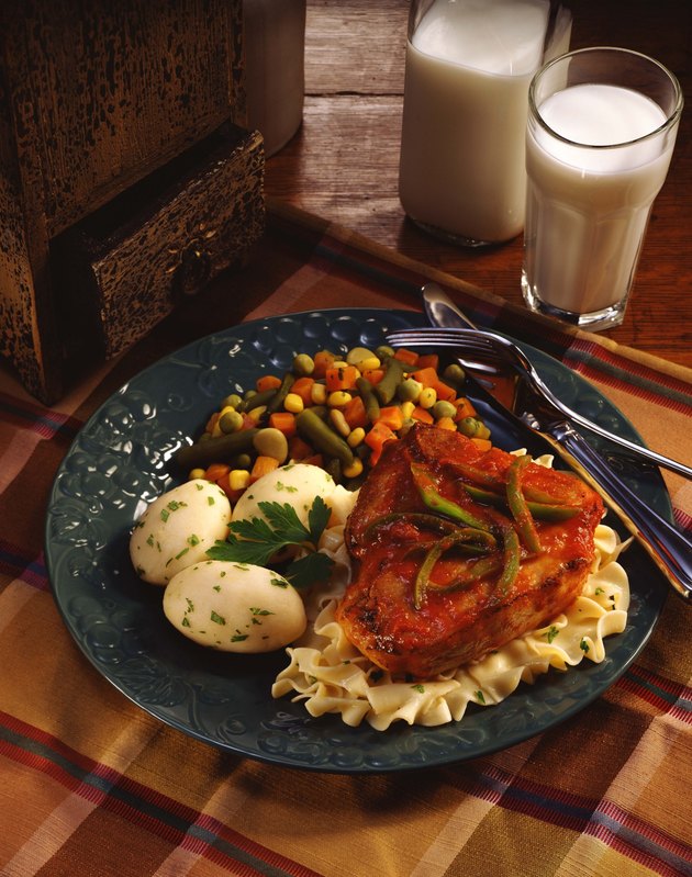 Pork chop dinner