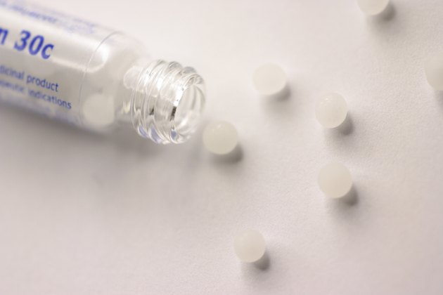 Medicine bottle and pills
