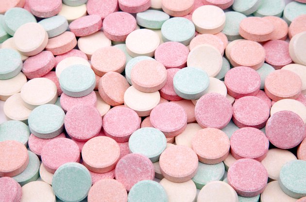 Variety of Antacid Tablets