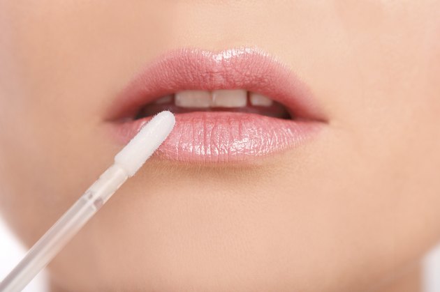 Lip gloss close-up