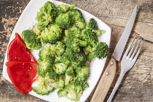 steamed broccoli