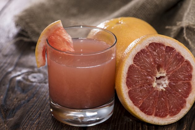 Fresh made Grapefruit Juice