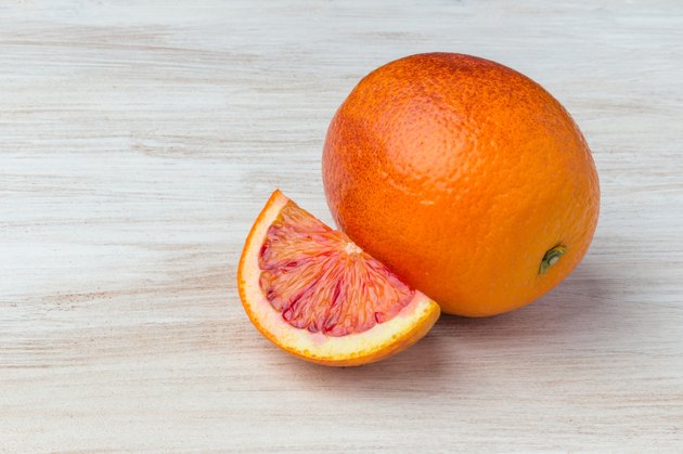 The composition of sicilian and the normal oranges.