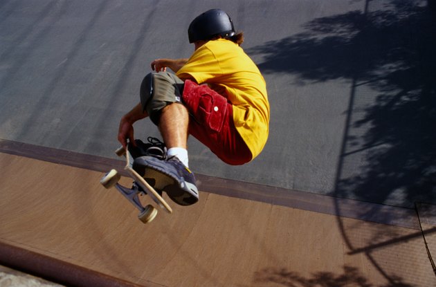 Skateboarder Midair