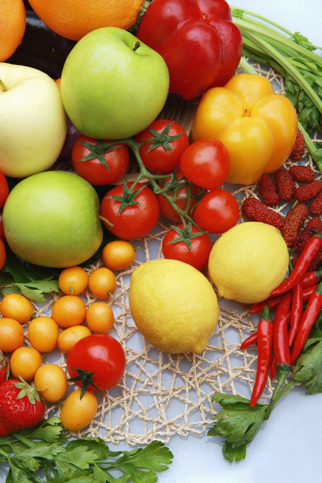 Composition of vegetables and fruits