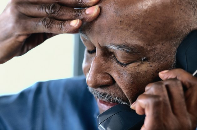 Close-Up of a Frustrated Businessman