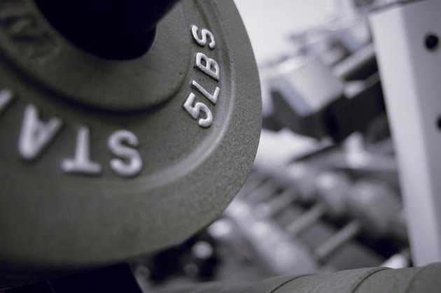 Close-up of weights