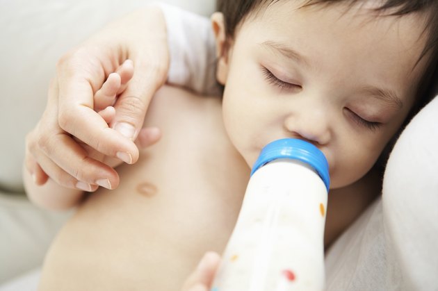 Baby Drinking from Bottle