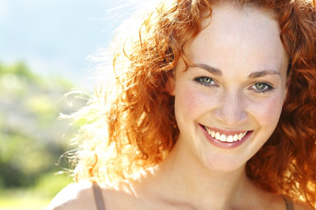 Smiling woman outdoor