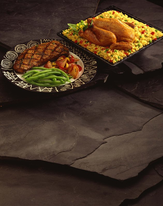 Chicken and steak entrees