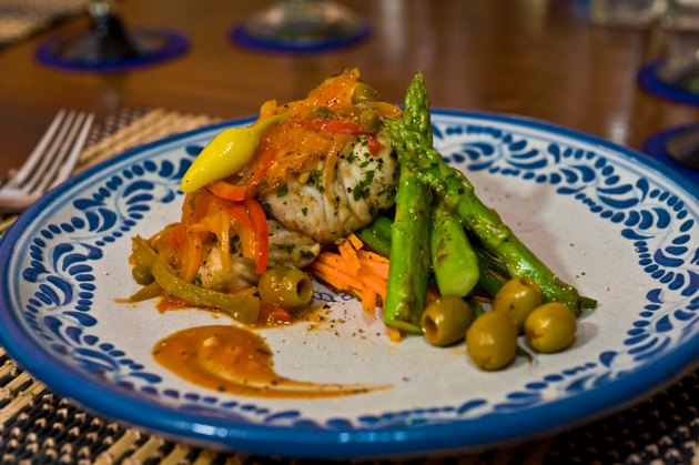 Red Snapper with Olives