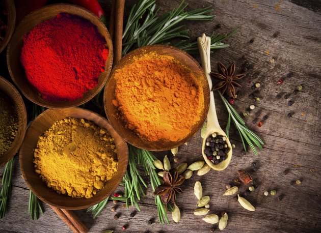Assorted spices