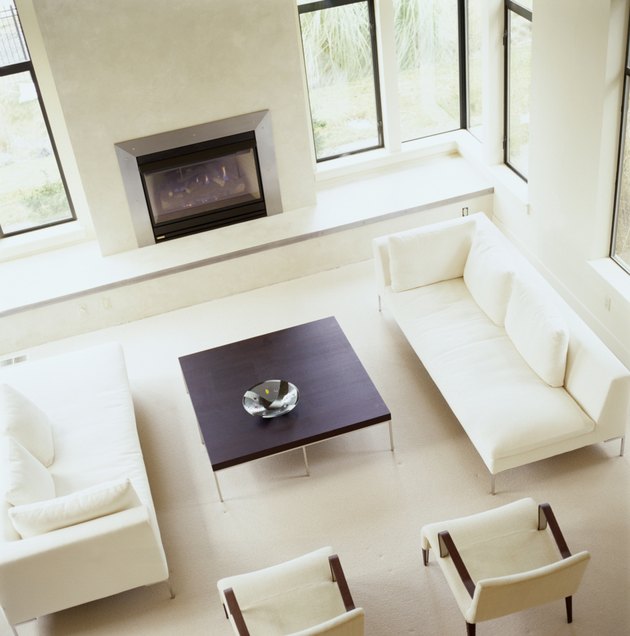 Living room, elevated view