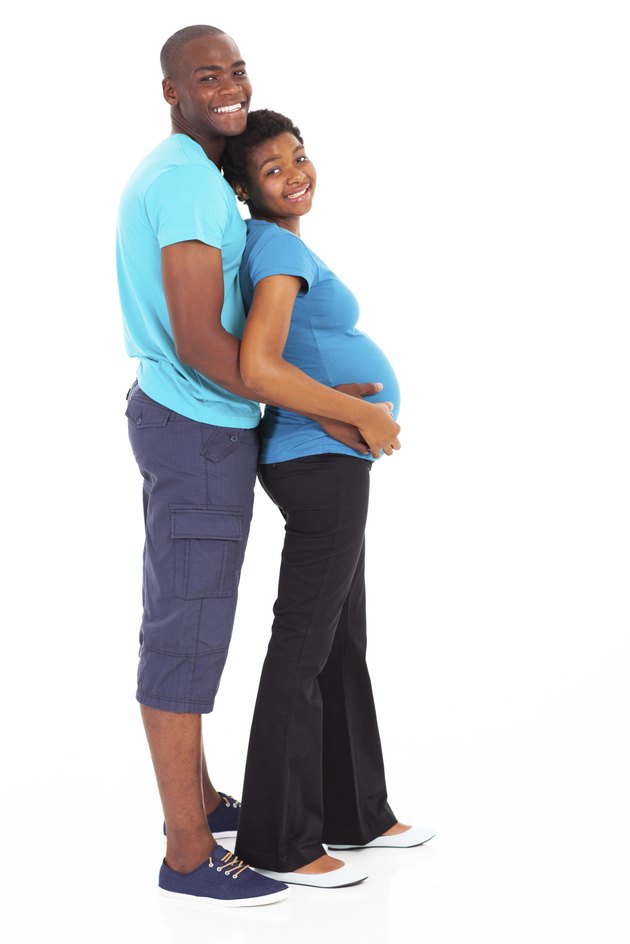 african american couple expecting new baby