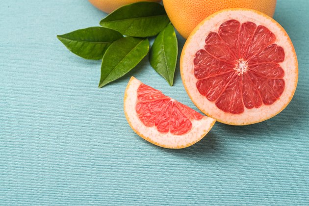 Ripe grapefruit