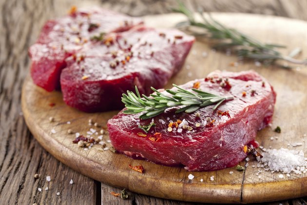 Beef steak.