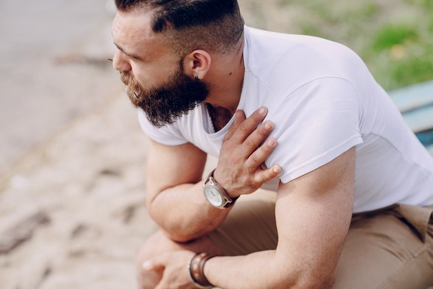 bearded man on thebeach