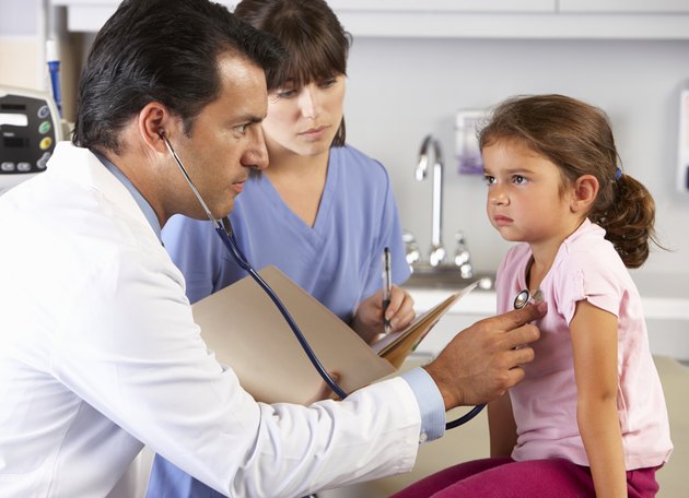 Child Patient Visiting Doctor's Office