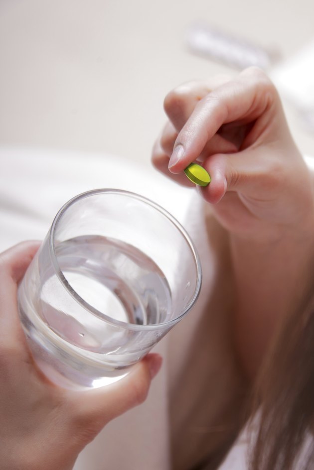 takes the pill